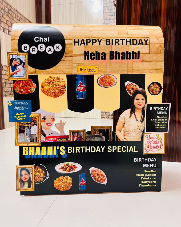 Birthday gift basket